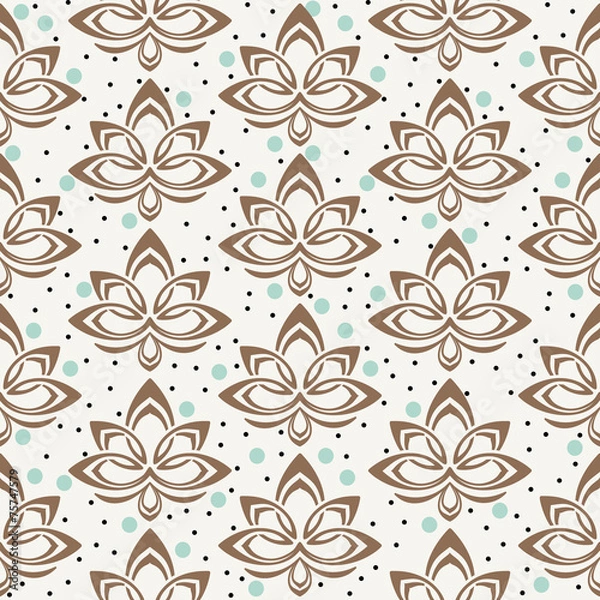 Fototapeta Abstract flower pattern