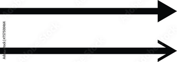 Fototapeta Motion lines of Arrow icon vector illustration.