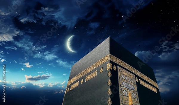 Obraz Kaaba, Moon, Ramadan
