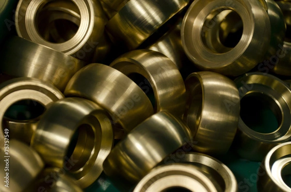 Fototapeta brass rings