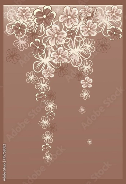 Fototapeta Background from flowers