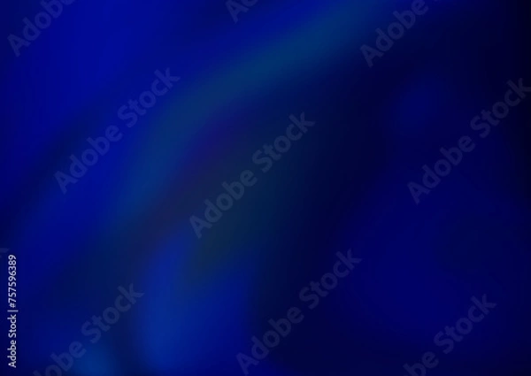 Obraz Dark BLUE vector blurred background.