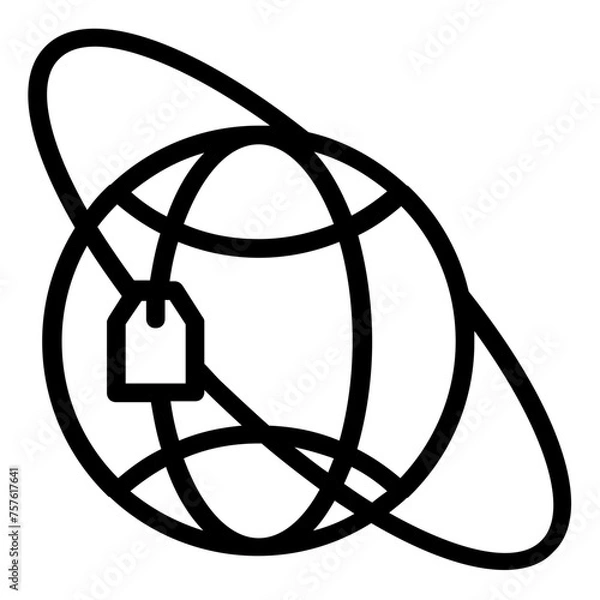 Fototapeta logistics icon