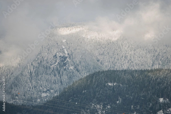 Obraz snow covered mountains