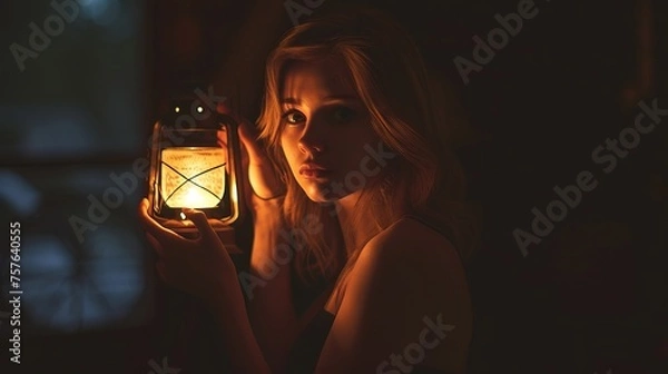 Obraz Finding Light in Darkness