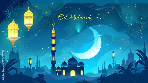 Fototapeta Eid Background 