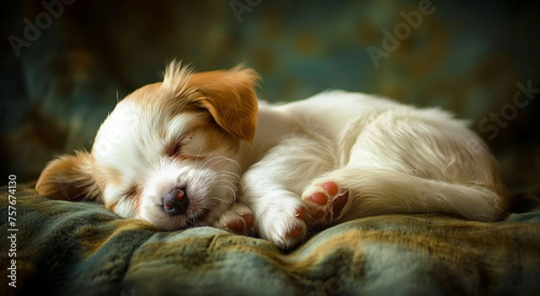 Obraz 잠자는 아기 강아지