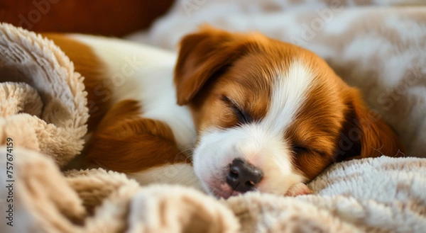 Obraz 잠자는 아기 강아지