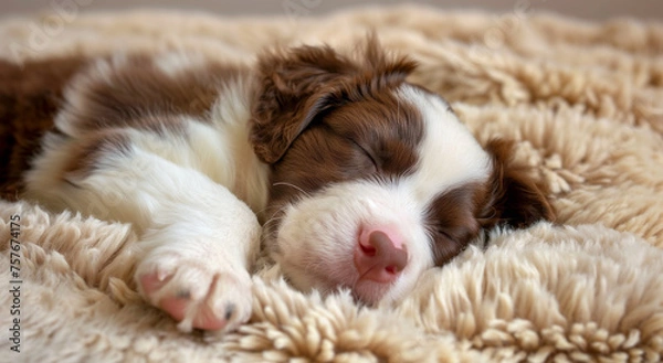 Obraz 잠자는 아기 강아지