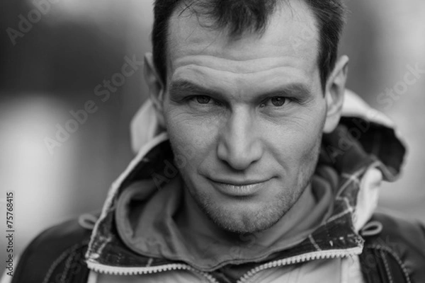 Obraz Man in a trucker cap