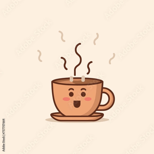 Fototapeta "Cafe T-Shirt Design Vector: A Stylish and Trendy Vector Illustration Perfect for Coffee Enthusiasts and Cafe Lovers Looking for Unique Apparel Statements."