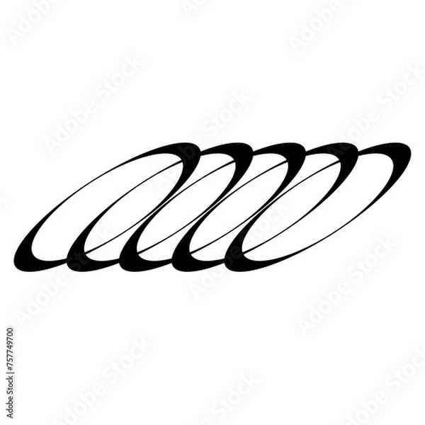 Fototapeta Y2k Shape Element