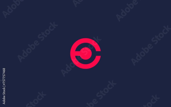 Fototapeta letter cc with circle logo icon design vector design template inspiration