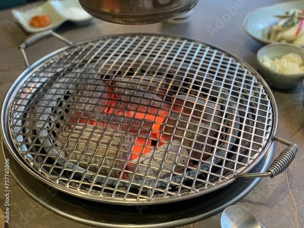 Obraz 바베큐 그릴 숯불 숯 화덕