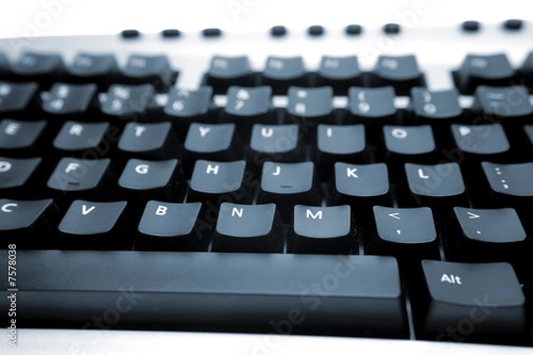 Fototapeta Closeup of computer keyboard