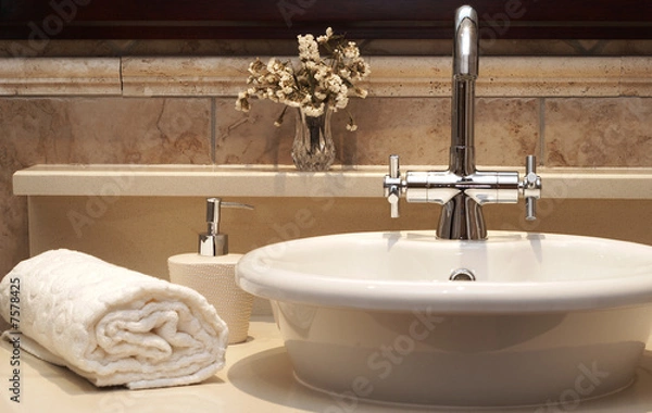 Obraz Beautiful sink in a bathroom