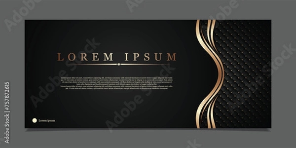 Obraz BANNER BACKGROUND LUXURY VECTOR