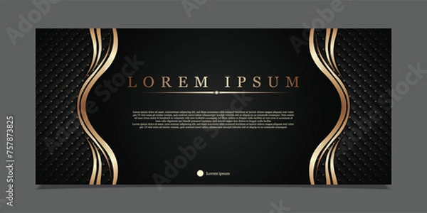 Obraz BANNER BACKGROUND LUXURY VECTOR TEMPLATE