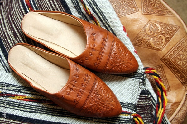 Obraz traditional moroccan shoes