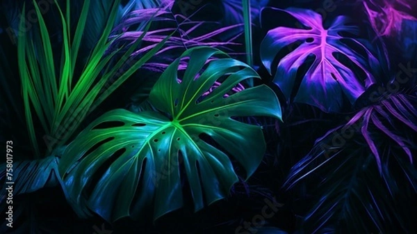 Obraz tree in the night