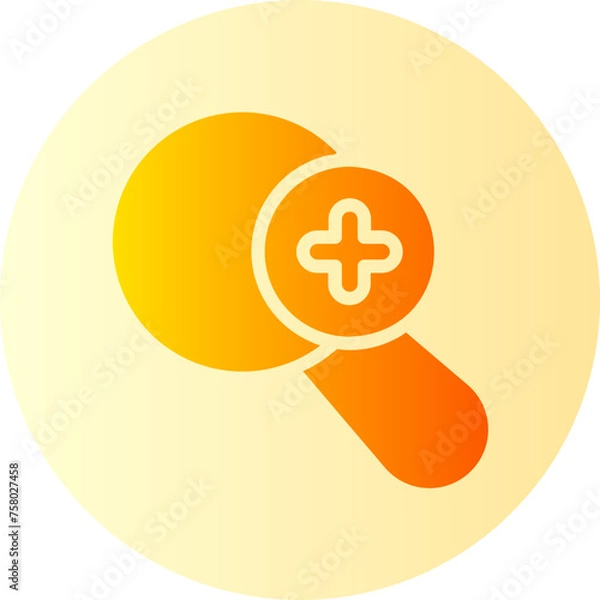 Fototapeta advanced search gradient icon