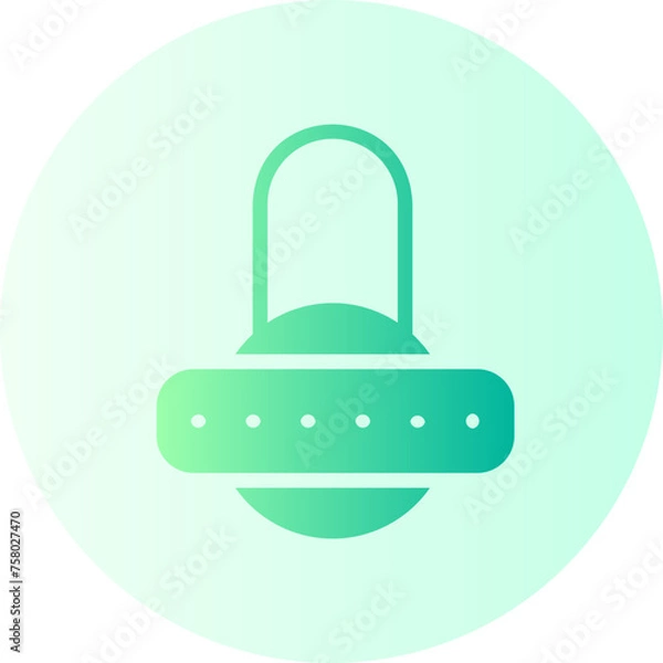 Fototapeta Access Control  gradient icon