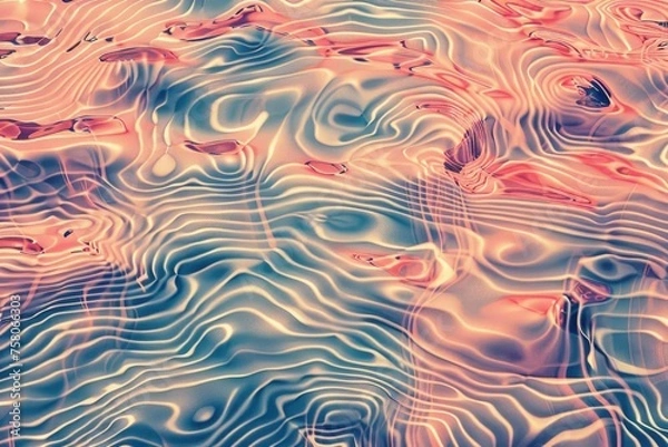 Obraz Seamless digital ripple texture in a bi-color scheme
