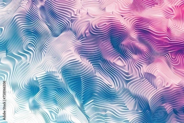 Obraz Seamless digital ripple texture in a bi-color scheme