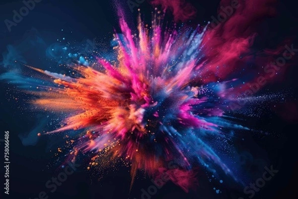 Obraz fireworks in the night sky