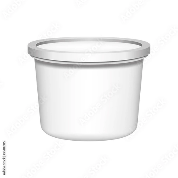 Obraz ice cream template packaging