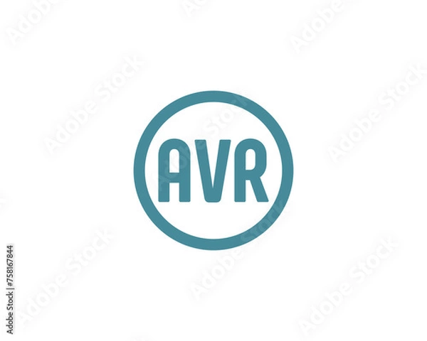 Fototapeta AVR Logo design vector template