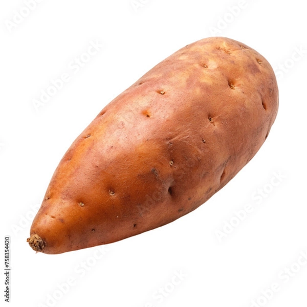 Obraz Sweet potato isolated on Transparent background.