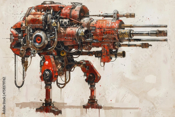 Obraz Metal Warriors