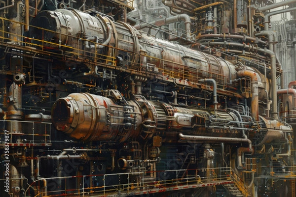 Obraz Industrial Machinations