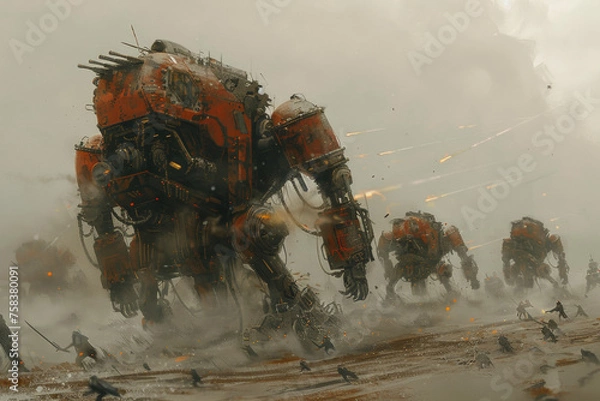 Obraz Battlefield Behemoths