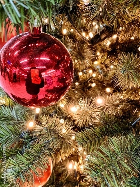 Obraz christmas tree decorations