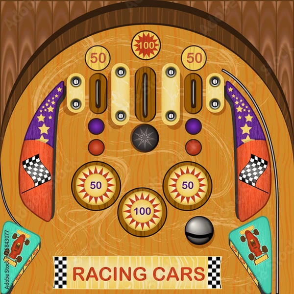 Fototapeta pinball icon