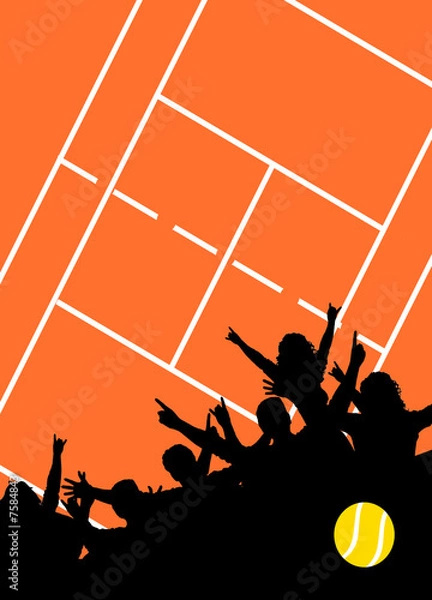 Obraz tennisfans