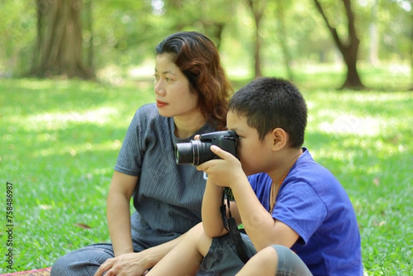 Obraz Son and mother