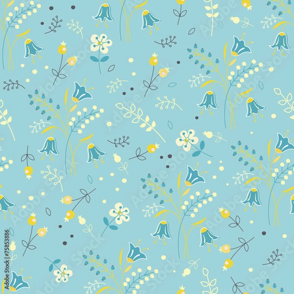 Obraz Vintage floral seamless pattern
