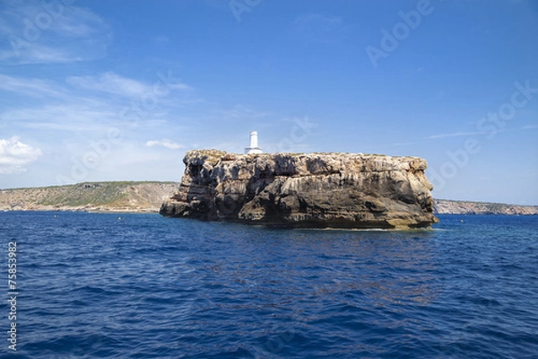 Fototapeta Ligthouse Islote del Toro in Majorca