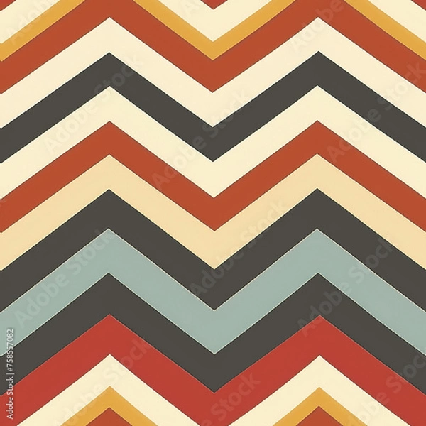 Fototapeta Chevron Seamless Patterns
