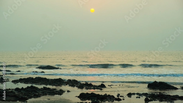 Obraz 태양과 녹색하늘