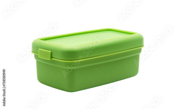 Fototapeta Polymer Storage Box isolated on transparent Background