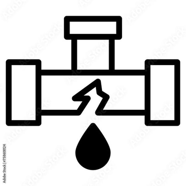 Obraz plumber dualtone icon