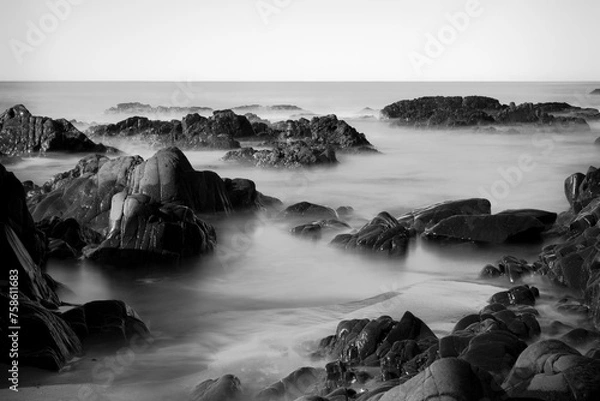 Fototapeta rocks on the beach