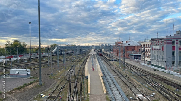 Fototapeta railway station