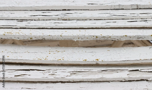 Obraz Background, old painted boards.