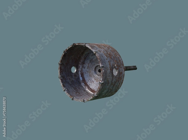 Obraz Old nozzle for puncher, for making a hole under the sewer