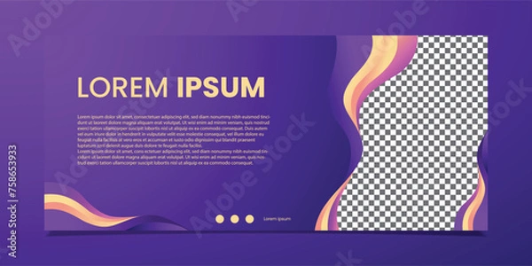 Obraz BANNER BACKGROUND LUXURY VECTOR